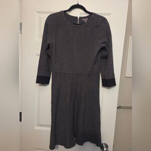 Vince Camuto Charcoal Long Sleeve Dress